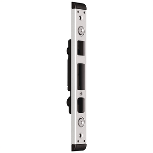 <b>Lock</b> & <b>Key</b> Parts FUHR Silver-colored U-shaped Faceplate Automatic Latch Bolt 18x8.5x144 mm for Left & Right DIN - Product Image 3