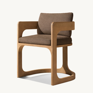 La chaise est fabriquée en teck massif et durable, avec un design esthétique moderne, pour une utilisation en extérieur, telle que dans les jardins, ce qui la rend durable. - Product Image 5