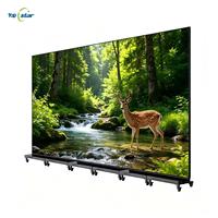 Affichages LED pliables à trois volets pour intérieur, double face, avec contrôle WiFi, personnalisation professionnelle, 1280*1920 mm, P2.5