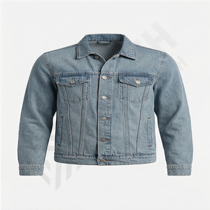 Chaqueta Vaquera de Mezclilla con Diseño Unisex, Estilo Casual para Hombre, Logotipo Personalizado, Uso en Exteriores, Moda Urbana, Duradera, de Alta Calidad - Product Image 1