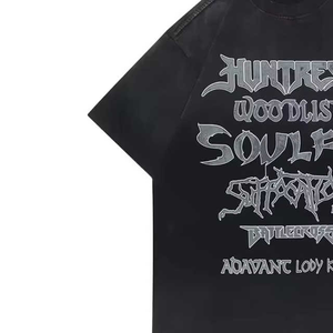 Venta al por mayor 100% algodón de manga corta Camisa de gimnasio de los hombres de secado rápido OEM logotipo personalizado serigrafiado mejores camisas Casuales - Product Image 4