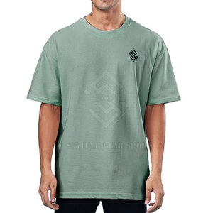 Pakistan Manufactured Men's Drop Shoulder <b>T</b>-<b>Shirt</b>-High Quality Polyester/Cotton Quick Dry & Breathable - Product Image 3