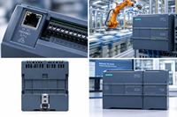 Módulo de CPU PLC S7 1200 6ES7214-1AG40-0XB0, Control de Automatización Industrial con Interfaz Ethernet RS485 para Programación de PLC