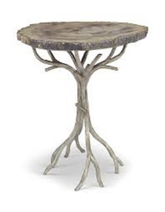 Design italien Table basse de luxe dorée Feuilles de lotus Ensemble de 2 tables d'appoint dorées Table d'appoint en métal Meubles de salon - Product Image 6