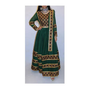 สุภาพสตรีแฟชั่นอัฟกานิสถานผู้หญิงชุดแขนยาวที่สวยงามสีม่วงแบบดั้งเดิมอัฟกานิสถานชุดสำหรับขาย - Product Image 6