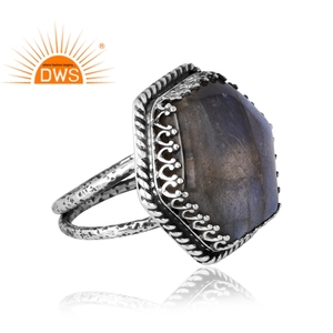 Hot Design 925 Sterling Silver Natural <b>Labradorite</b> Gemstone <b>Ring</b> Custom Design Jewelry for Women Gift for Her - Product Image 4
