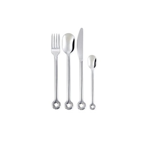 Juego de Cubiertos de acero inoxidable de la mejor calidad con acabado pulido, perfecto para regalos de boda y celebraciones de inauguración de la casa - Product Image 1