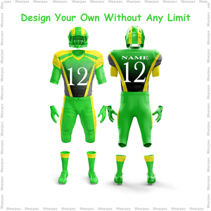 Tenue de football américain pour jeunes, ensemble uniforme de football américain, maillot de football américain pour équipes, ensembles uniformes grande taille - Product Image 4