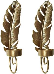 Porte-bougie en fer doré de qualité supérieure, support décoratif pour bougie, pour hôtel, restaurant et décoration intérieure - Product Image 4