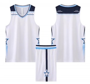 Nouveaux uniformes de basket-ball durables pour les jeunes, ensembles réversibles, respirants et au design simple - Product Image 5