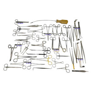 Ensemble d'instruments de chirurgie vasculaire Integra 56 pièces Chirurgie Wenquar Acier inoxydable de qualité supérieure - Product Image 1