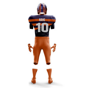 Maillot de football américain imprimé par sublimation, de qualité supérieure, pour les équipes, les joueurs, court, personnalisable, nom de l'équipe, haute qualité, fabriqué au Pakistan - Product Image 4