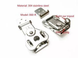 أقل من 6 جم مع مشبك وسطى للأذن اليمنى صندوق هواء معدني غلق بمشبك قفل فراشة - Product Image 2