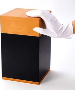 Urnas Funerarias de Madera Maciza para Cenizas de Adultos, Diseño Moderno, Bolsa de Terciopelo para Papá, Mamá, Urnas Funerarias para Hombres y Mujeres - Product Image 4