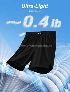 Short de bain d'été à séchage rapide pour hommes et femmes High Street Tissu de soie de glace respirant Solid Outdoor Running Three-Quarter Sports - Product Image 4