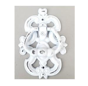 Raccord de porte design antique décoratif pour la maison pour portes principales fournitures de quincaillerie haute qualité en vrac fonte blanc lavage heurtoir de porte - Product Image 1