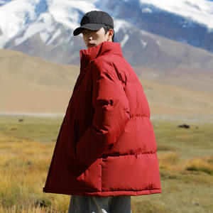 Chaqueta Acolchada Enti Lidong, Estilo Retro, con Cuello de Piel de Serpiente, Letras Cosidas, Chaqueta con Capucha Estilo Ruso, Chaqueta Abrigada - Product Image 5