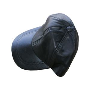 Casquette de baseball noire de haute qualité en gros, impression en relief, sergé, cuir imperméable, casquette de baseball tendance, couvre-chef pour tête de 48 à 50 cm - Product Image 3