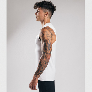 New Arrival Custom Logo Printed Gym Wear Sports Tank Top Stylish Gym <b>Singlet</b> Vest <b>for</b> <b>Men</b> Wholesale Rate OEM Cheap Price - Product Image 3