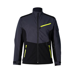 Chaquetas de construcción transpirables con logotipo personalizado, chaqueta de trabajo de seguridad a la moda con nailon Spandex para trabajo o actividades al aire libre - Product Image 4