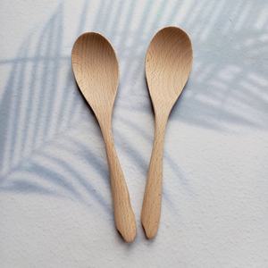Ensemble de cuillères à soupe personnalisées écologiques, accessoires de cuisine, cuillère en bois pour salade de café, crème glacée, miel du Vietnam - Product Image 1