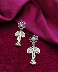 ต่างหูยันต์นางเงือกเกรดสูงประกายระยิบระยับแวววาวจากผู้ผลิตในอินเดียโดยตรง - Product Image 1