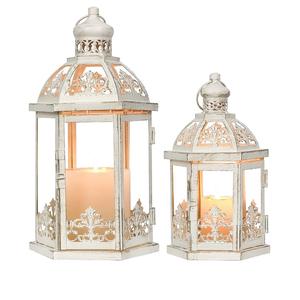 Linterna de vela colgante de Metal de diseño único, contenedor de linterna de vela negra, usos para jardín, decorar el hogar, fiesta de boda - Product Image 6