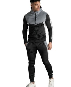 Sweat à capuche de sport deux pièces survêtement décontracté survêtements respirant grande taille ensembles de survêtement pour hommes pour l'escalade en plein air - Product Image 4