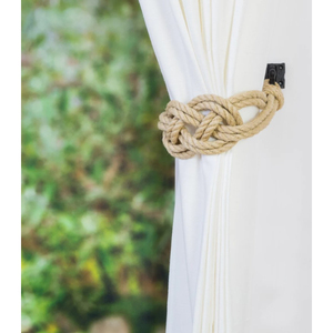 Cortina artística Tie Back perfecta para llevar textura elegante y sofisticación moderna a la sala de estar o al dormitorio - Product Image 5