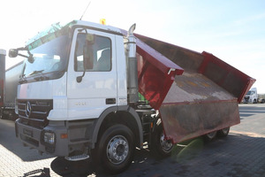 2008 Mercedes-Benz Actros 4141 TIPPER 2 vías Bordmatic 605 M 8x4 Euro 4 Weichai motor usado caja de cambios rápida cámara trasera diésel izquierda - Product Image 5