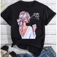 Camiseta Deportiva Casual para Mujer, Cuello Redondo, Estampada, Transpirable, de Secado Rápido y Ecológica, Verano 2025, Venta al Por Mayor
