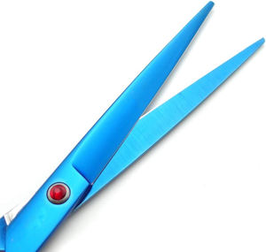 Juego de tijeras de peluquero y salón profesional | Tijeras de corte y adelgazamiento de salón Juego de tijeras de paño de limpieza de Peine de afeitar - Product Image 4