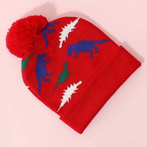 Gorros de acrílico 100% Unisex de alta calidad para exteriores, gorros de punto bordados en 3D de Jacquard personalizados hechos por Hanger Impex - Product Image 3