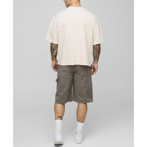 Best Quality 2025 Men's Casual Outdoor <b>Cargo</b> <b>Shorts</b> <b>Lightweight</b> Breathable 100% Cotton Solid Pattern Nonwoven Weaving Plain Dyed - Product Image 2