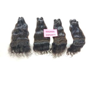 Extensions de cheveux crus vierges 100% naturels non transformés indiens pour les femmes noires Paquet de vague profonde lâche Double trame cuticule alignée - Product Image 3