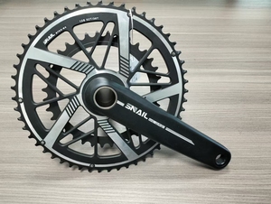 Manivelle de vélo de route 10/11 vitesses 50/34T BCD110mm creux Double disque <span class=keywords><strong>pignon</strong></span> en alliage d'aluminium 170mm Kit course vélo pédalier partie - Product Image 2