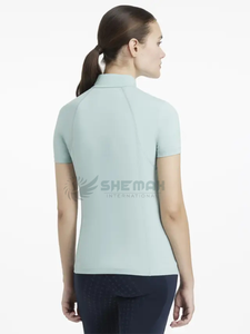 Technologie évacuation de l'humidité femmes équitation couches de base chemise d'équitation à manches longues avec construction légère à séchage rapide - Product Image 6