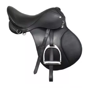 Selle de cheval en cuir véritable de haute qualité en gros du fabricant anglais Drum Dyed Dressage Brown Origin Horse Equipment - Product Image 2
