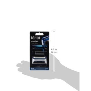 Cuchillas y Láminas de Repuesto para Afeitadora Eléctrica de Dos y Tres Cuchillas, Lavables e Impermeables, para Afeitar la Cara y el Cuerpo, Funciona con Batería - Product Image 1