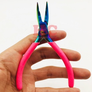 New Plier Hair <b>Extension</b> Plier Stainless Steel Pliers <b>Micro</b> Nano Ring Hair <b>Extensions</b> Opener Removal Tool Hair Loop Styling Tool - Product Image 4