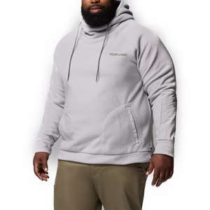 Sweat à capuche polaire thermique pour homme, imperméable, à manches longues, avec poches sur les manches et doublure en maille respirante - Product Image 1