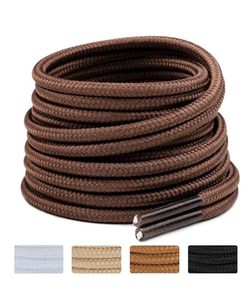 Cordones Redondos Trenzados de Color Sólido, Material Textil para Zapatillas Deportivas - Product Image 4
