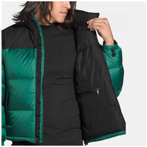 <b>Men's</b> Heavyweight Custom <b>Pullover</b> Puffer <b>Jacket</b> High Quality Stylish Plain Winter Nylon Hood Plus Size Stand Collar Zipper - Product Image 4