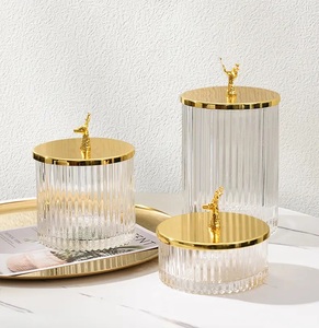 Nouveau concept d'oiseau cookie bonbons miel réservoir bocal de stockage en verre hermétique avec couvercle en bambou design unique bocal de stockage Offre Spéciale - Product Image 5