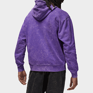 Custom Acid Wash for <b>Purple</b> <b>Hoodie</b> for Men 400 GSM Cotton Blended Terry Winter Oversized Hood Embroidery - Product Image 2