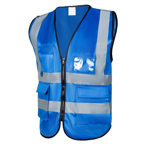 Gilet de sécurité haute visibilité pour la construction, gilet de sécurité réfléchissant haute visibilité pour hommes, vente chaude, 100% polyester respirant - Product Image 5