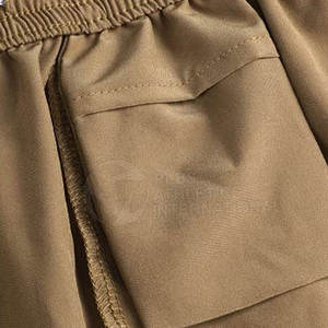 Pantalones cortos de gimnasio de secado rápido para hombres Pantalones cortos de entrenamiento para correr con cintura flexible y pantalones cortos deportivos ligeros de bolsillo - Product Image 5