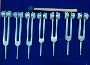 Diapasones de Chakra - plateados con peso - Product Image 4