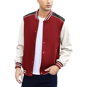 Haute Qualité Conception Personnalisée Letterman Veste Hommes Manches En Cuir Chenille Broderie Baseball Letterman Varsity Vestes - Product Image 6