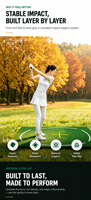 Ensemble cadeau de golf haut de gamme pour homme, tapis de putting personnalisé, gazon artificiel, tapis d'entraînement de golf, putting green intérieur/extérieur, OEM/ODM